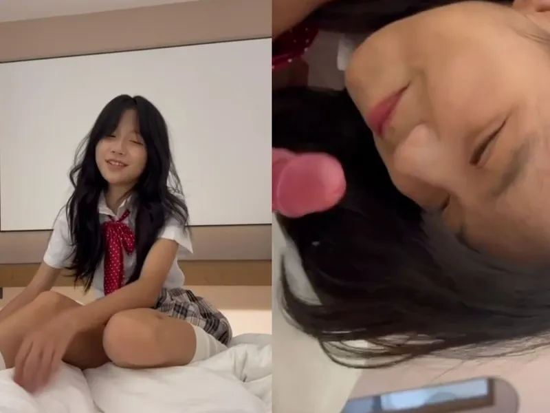 Em loli dễ thương liếm cục thịt biến em thành con em đĩ nứng lồn p1